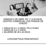 Casting largometraje 5 abril Oviedo