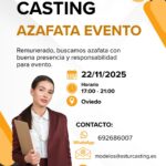 Azafata para evento