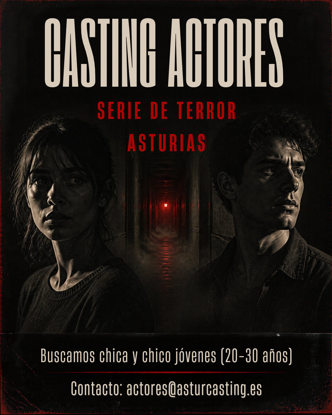 Casting de actores y actrices en Asturias: serie de terror en Oviedo